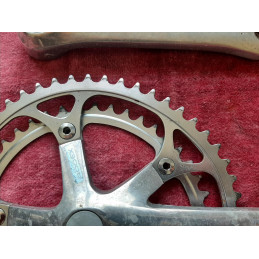 Pédalier Crankset SHIMANO biopace 42-52 170  ancien vélo 9/16 D7