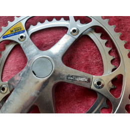 Pédalier Crankset SHIMANO biopace 42-52 170  ancien vélo 9/16 D7