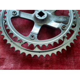 Pédalier Crankset SHIMANO biopace 42-52 170  ancien vélo 9/16 D7