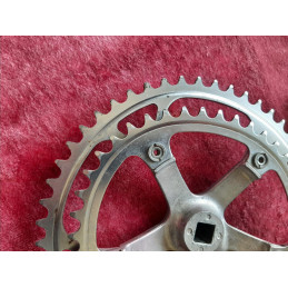 Pédalier Crankset SHIMANO biopace 42-52 170  ancien vélo 9/16 D7