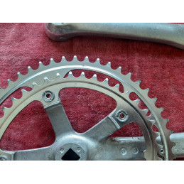 Pédalier Crankset SHIMANO biopace 42-52 170  ancien vélo 9/16 D7