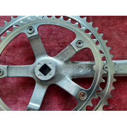 Pédalier Crankset SHIMANO biopace 42-52 170  ancien vélo 9/16 D7