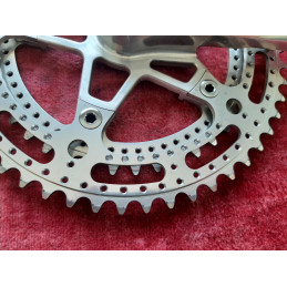 Pédalier spidel Stronglight 105 bis 42-52 170 14×1.25 ancien vélo PX PY10 D7