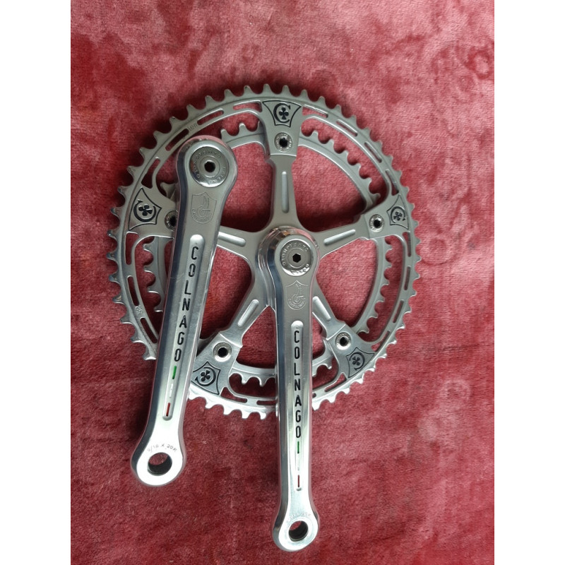 Pedalier Crankset Campagnolo super record colnago 42-52 172.5 9/16 D4