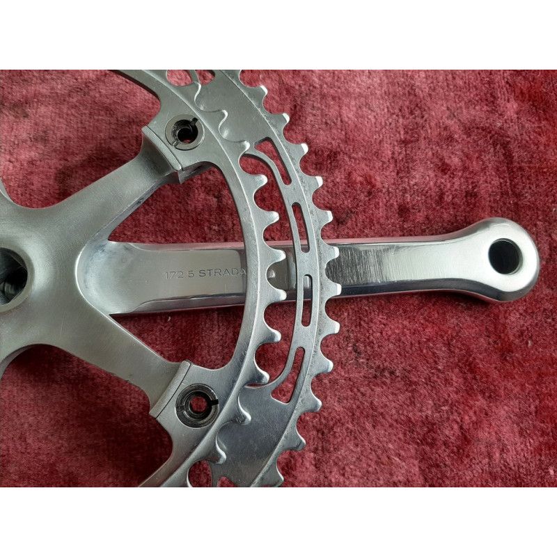 Pédalier Campagnolo Super Record Strada Vintage - 172.5 Mm - 42/52 Dents - Occasion