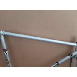 Seat cluster showing lug work and Reynolds 531 seat tube markings