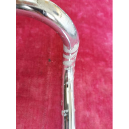Manubrio vintage touring bike acciaio 385 mm vista dall'alto