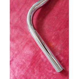 Curvatura moustache para bici clásica acero 470 mm