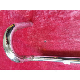 Détail des rayures d'usage sur alliage aluminium CTA