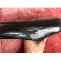 CHALLENGE PRO vintage leather bicycle saddle, touring and road