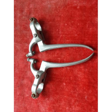 Levier Manette de frein Duralumin velo ancien Peugeot 1950 RD8
