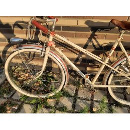 Peugeot 650b mixed-frame ladies' touring bike 54.5cm vintage bicycle l'Eroica 1950s VD8
