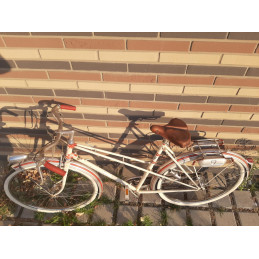 Peugeot 650b mixed-frame ladies' touring bike 54.5cm vintage bicycle l'Eroica 1950s VD8