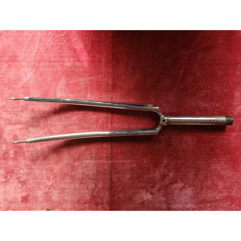 LIBERIA 170mm steel fork for 700C 650B frames showing French 25x100 steerer thread