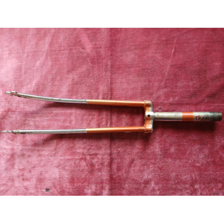 Peugeot PX50 steel fork 169mm steerer front view