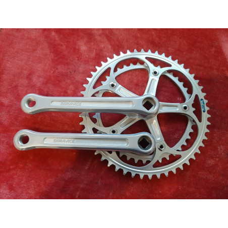 Pedalier Crankset DURA ACE 42-52 170 14×1.25 vintage bike anodisé Duralumin D09