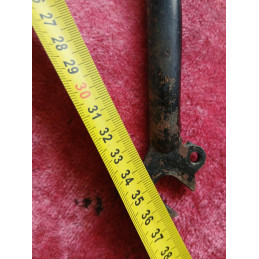Complete technical layout view of the vintage steel fork