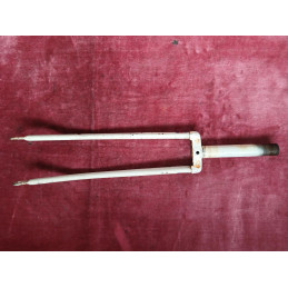 Vintage Stahlgabel 152mm für Fahrradrahmen 25,4x100 Seitenansicht
