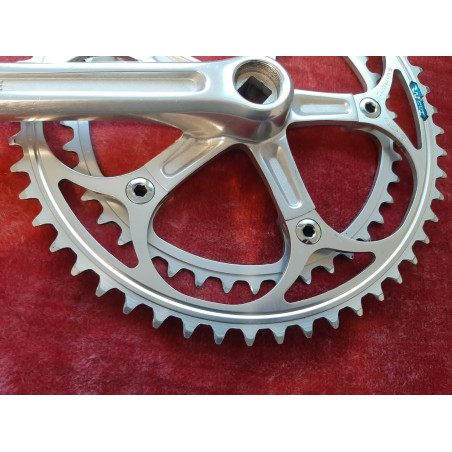 Pedalier Crankset DURA ACE 42-52 170 14×1.25 vintage bike anodisé Duralumin D09