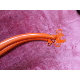 Mesure de la longueur de pivot 160-170mm sur fourche acier