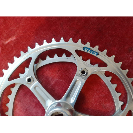 Pedalier Crankset DURA ACE 42-52 170 14×1.25 vintage bike anodisé Duralumin D09