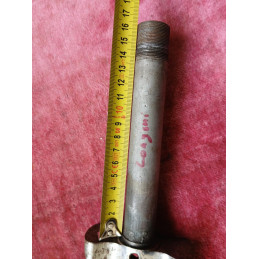 Mid-blade view of classic steel bicycle fork