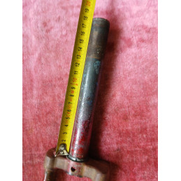 Garfo aço 182mm – vista superior do tubo de direção