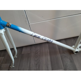 Rear dropouts 123mm spacing detail - Louis Ocana vintage bike