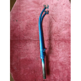 Fourche acier usagée traces d'usage vélo ancien