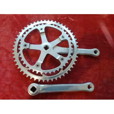 Pedalier Crankset DURA ACE 42-52 170 14×1.25 vintage bike anodisé Duralumin D09