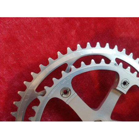 Pedalier Crankset DURA ACE 42-52 170 14×1.25 vintage bike anodisé Duralumin D09