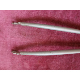 Garfo de aço 168mm – detalhe da rosca e porca