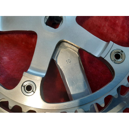 Pedalier Crankset DURA ACE 42-52 170 14×1.25 vintage bike anodisé Duralumin D09