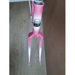 Tube de selle de 52cm et marquages d'origine du cadre en acier Liberia.
