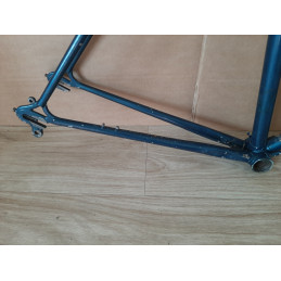 Seat tube cluster and lug work on 54cm vintage steel frame