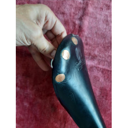 Selle rodée main velo vintage BROOKS PROFESSIONAL ancien vélo D10
