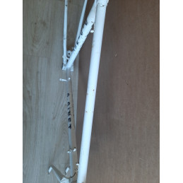 Ginet vintage steel frame rear stays alignment view