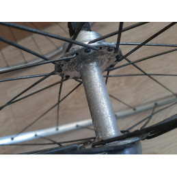 2 Roues MAVIC module E 700c hub maillard VELO DE ROUTE CLINCHER rims 126mm RO7