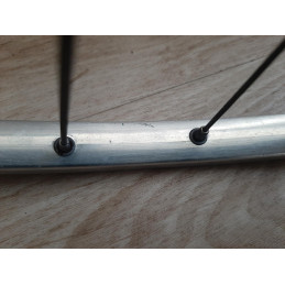 2 Roues MAVIC module E 700c hub maillard VELO DE ROUTE CLINCHER rims 126mm RO7