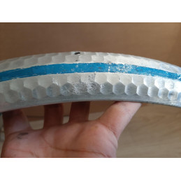 Garde-Boue LEFOL en Aluminium 6 cm pour velo randonneur 650 en bon état D9
