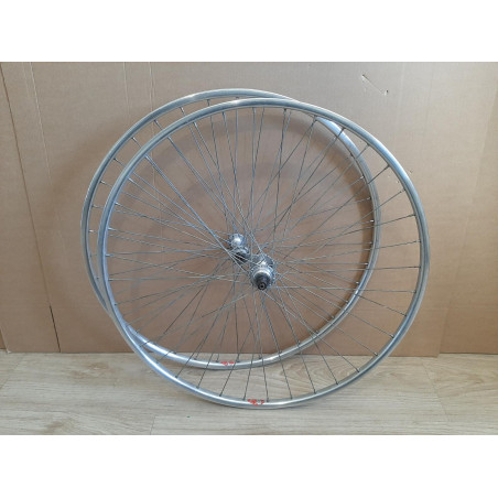 2 Roues RIGIDA AL 1320 700c clincher HUB ATOM 1979 122mm D10
