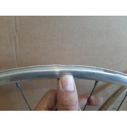 2 Roues RIGIDA AL 1320 700c clincher HUB ATOM 1979 122mm D10