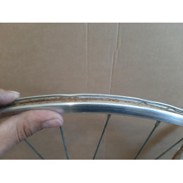 2 Roues RIGIDA AL 1320 700c clincher HUB ATOM 1979 122mm D10