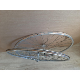 2 Roues RIGIDA AL 1320 700c clincher HUB ATOM 1979 122mm D10