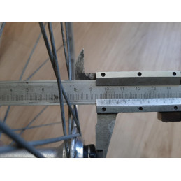 2 Roues RIGIDA AL 1320 700c clincher HUB ATOM 1979 122mm D10