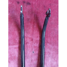Pattes de fourche entraxe 25x100 acier vintage