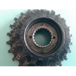 Dettaglio pignoni ruota libera vintage Maillard Atom 6 velocità d'occasione