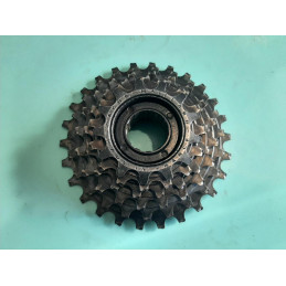 SACHS MAILLARD 6-speed freewheel 13-26T vintage BSC thread - Front view