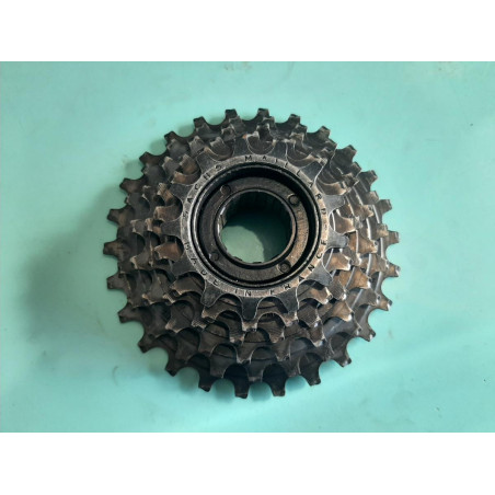 SACHS MAILLARD 6-speed freewheel 13-26T vintage BSC thread - Front view