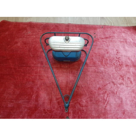 Caja herramientas aluminio Peugeot Cycles 1940-50 vista frontal
